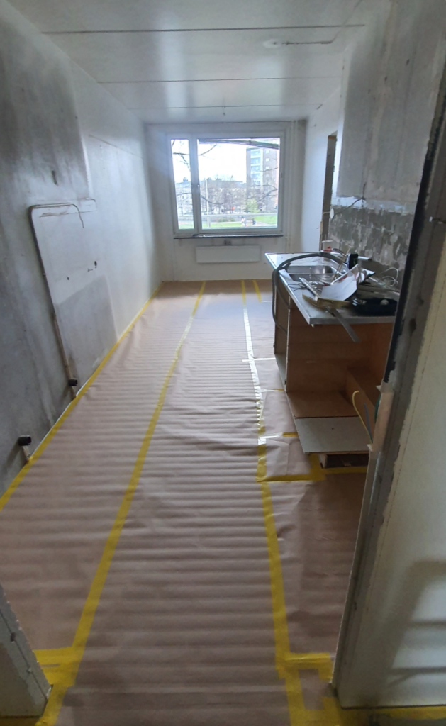 Köksmontering i Stockholm - Planering av köksuppställningen inför montering.