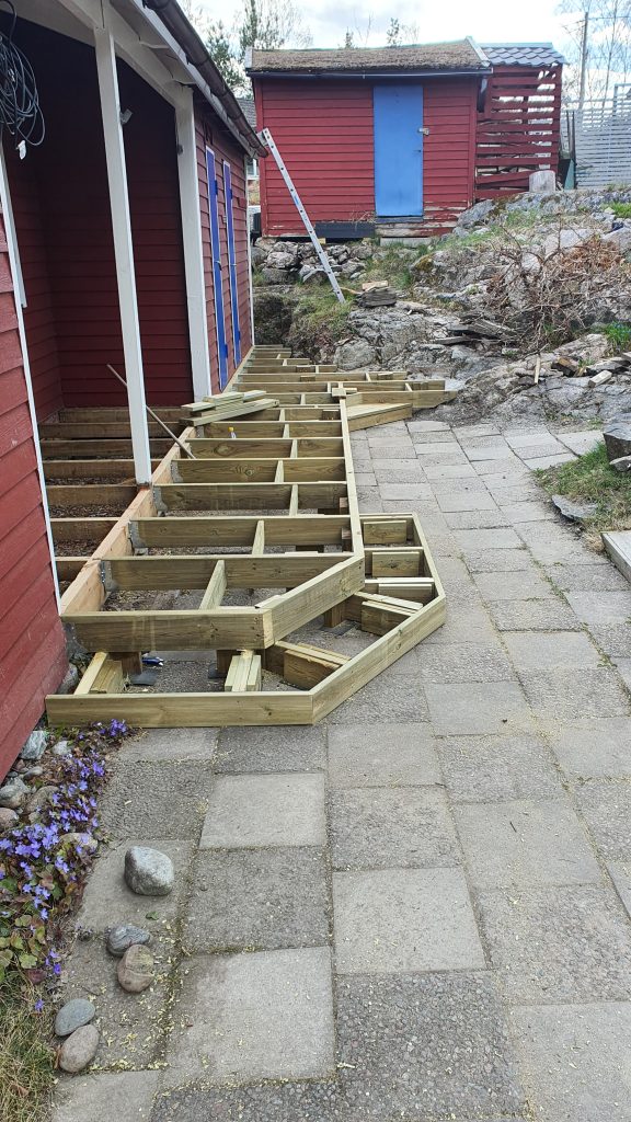 Terrasser i Stockholm - Rymlig altan med gott om plats för uteliv och umgänge.